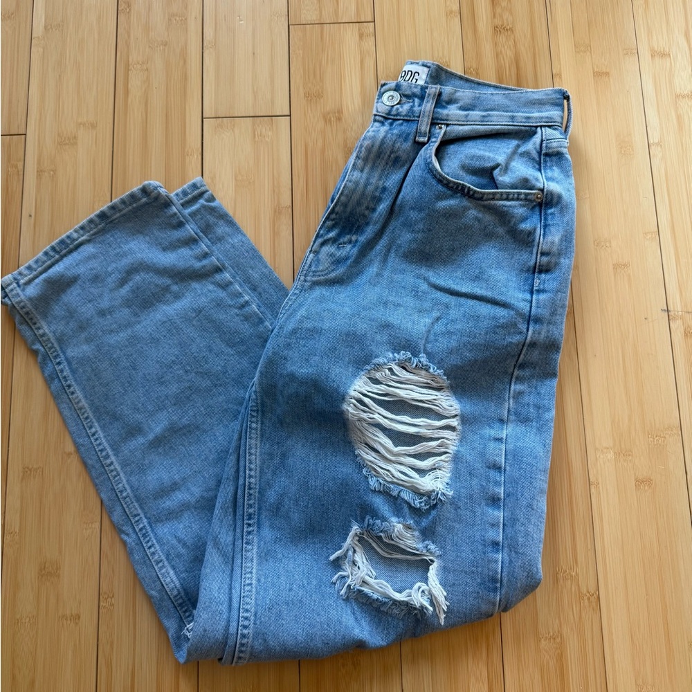 BDG Light Blue High-Rise Baggy Jeans